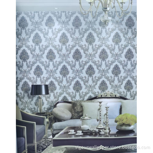 Ce papier peint décoratif à la maison approuvé en PVC